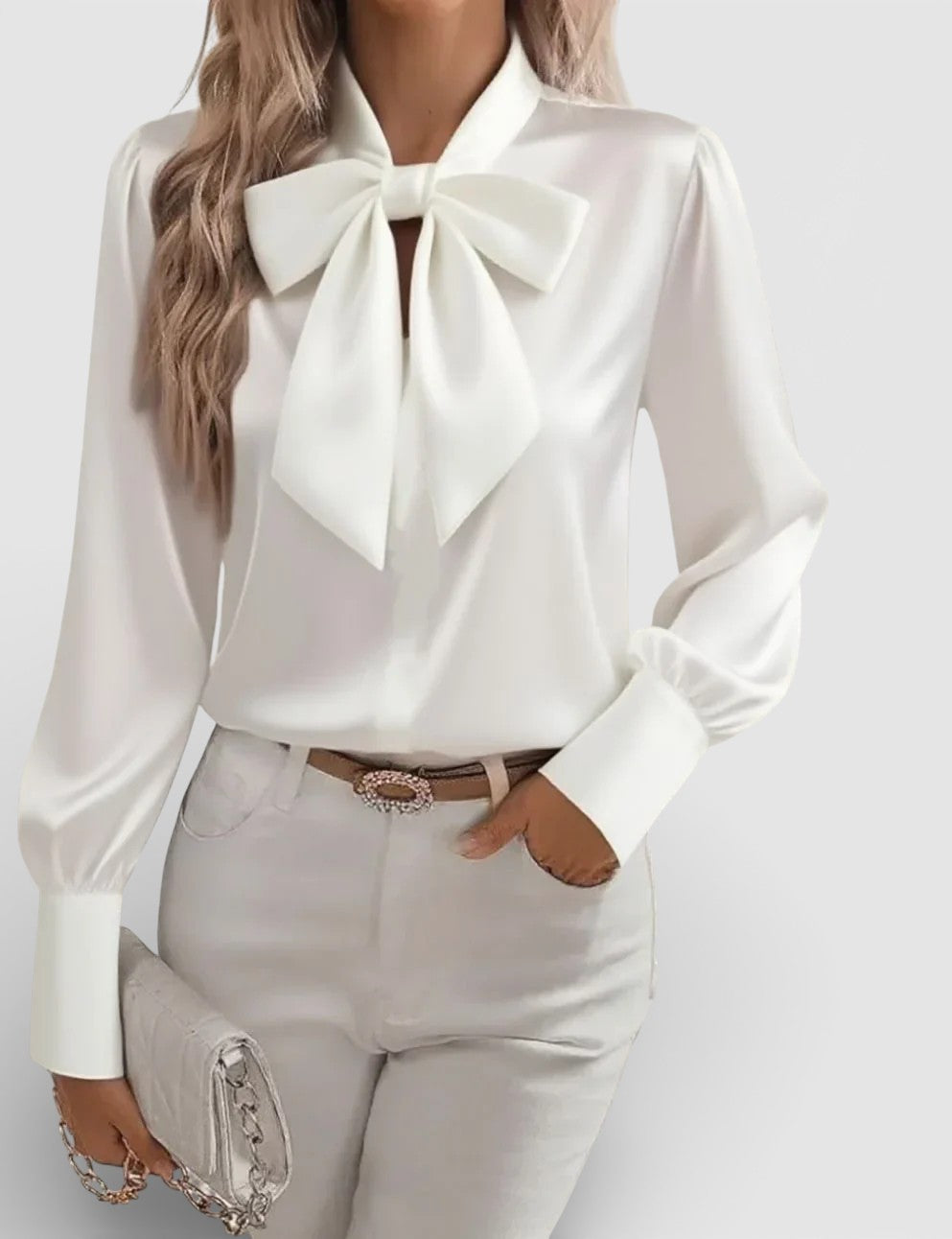 Rosario™ | Blusa elegante con lazo