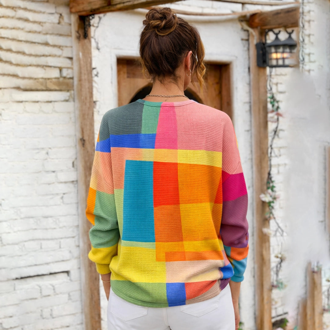 Jersey de Punto Vintage Multicolor Carmen
