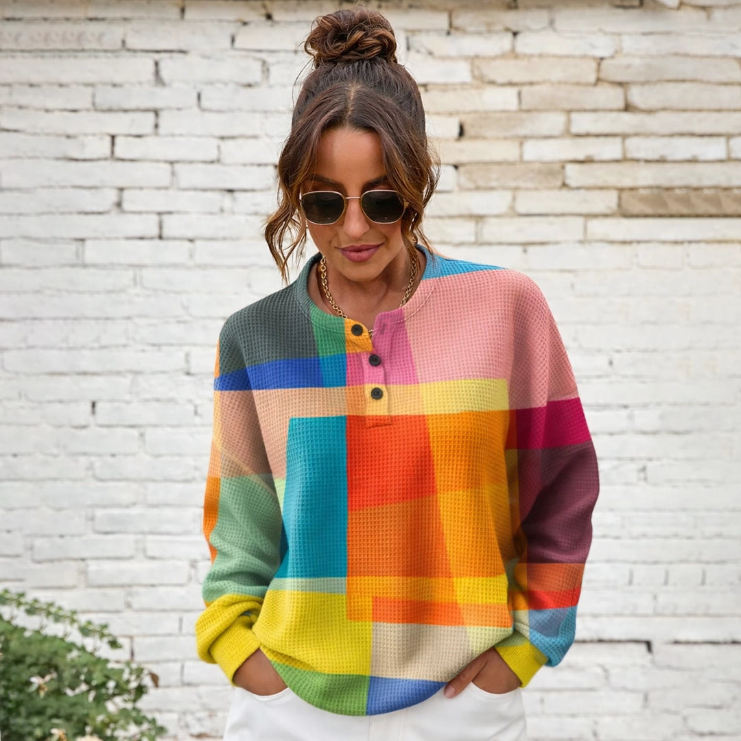 Jersey de Punto Vintage Multicolor Carmen