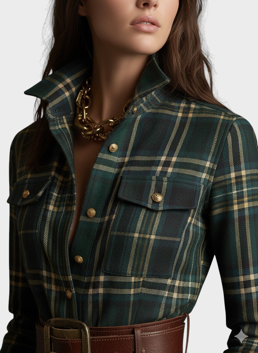 Amalia™ | Vestido camisero clásico y elegante