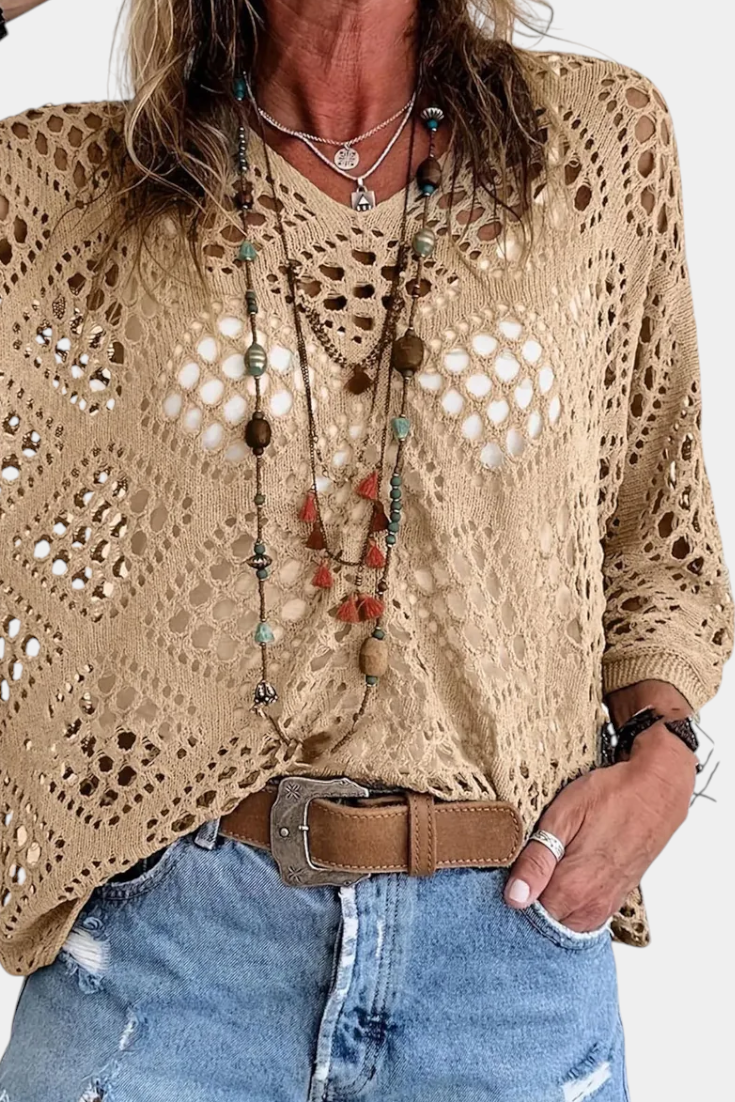 Blusa de Encaje de Fern