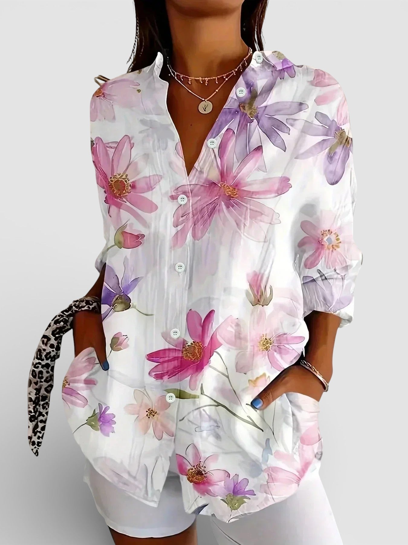 Nina™ | Blusa con estampado colorido