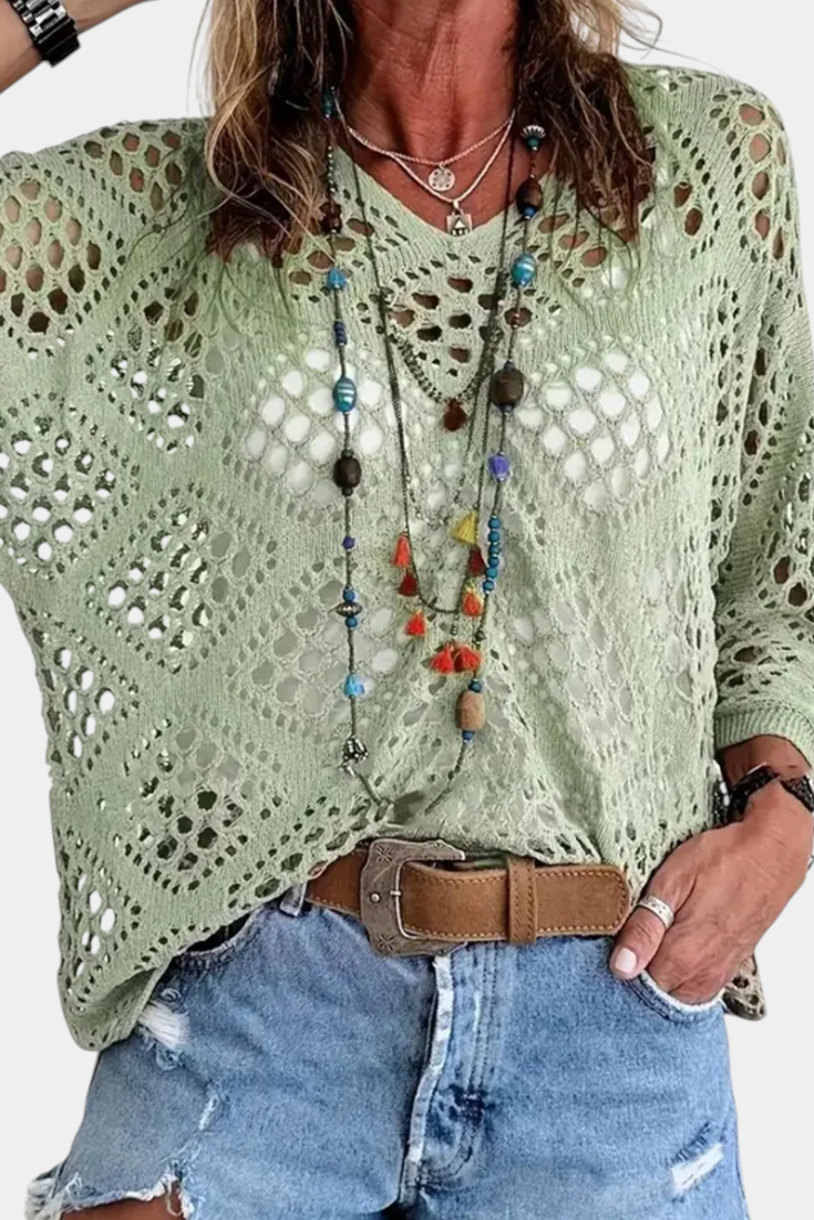 Blusa de Encaje de Fern