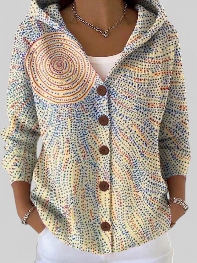 Carmen™ | Cárdigan largo artístico y cálido