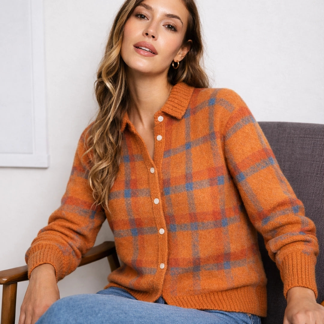 Jersey de Mujer a Cuadros Elena