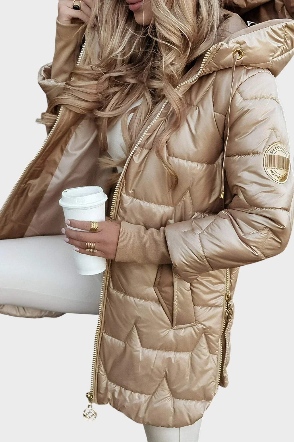 Carmen™ | Abrigo de invierno elegante con capucha