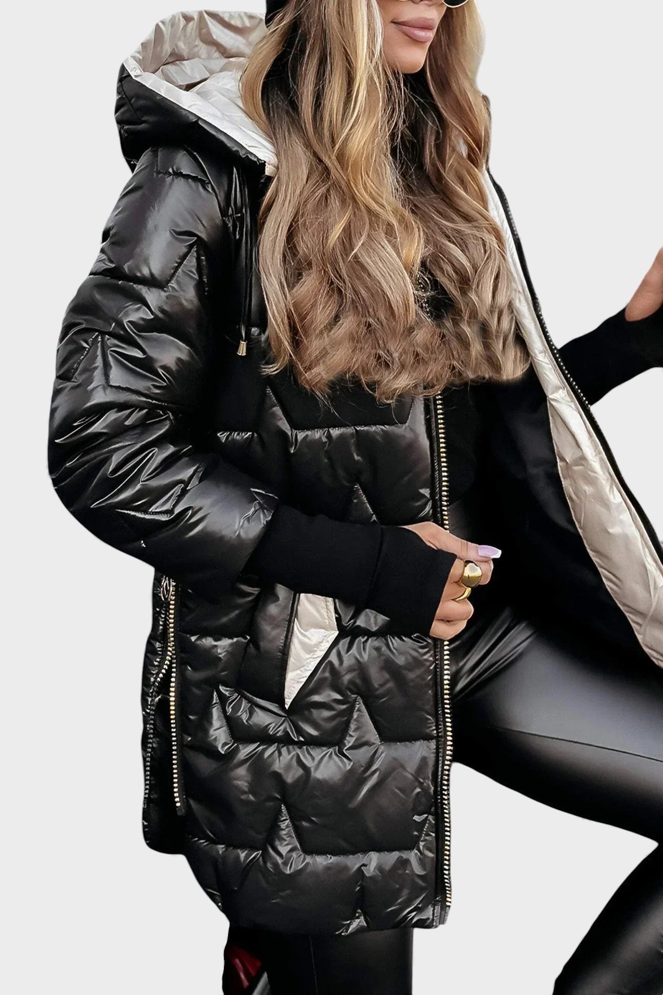 Carmen™ | Abrigo de invierno elegante con capucha